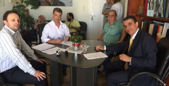 Υπογραφή νέας σύμβασης με τον Δήμο Πάρου